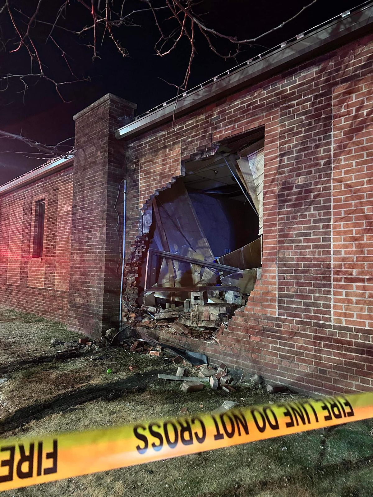Photos Car slams into Ohio EMS building