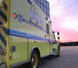 The city of Cleveland's EMS union is protesting what it says is the city's failure to comply with a collective bargaining agreement that would provide better wages and mental health protections for providers. (Photo/CARE Local 1975 Facebook)
