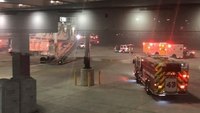 7 hurt after jet bridge collapses at Md. airport