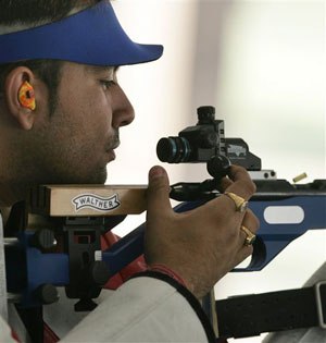 Pictured is competitive shooter Gagan Narang.