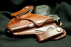 An inside the waistband concealment holster. (Photo/Wikipedia)
