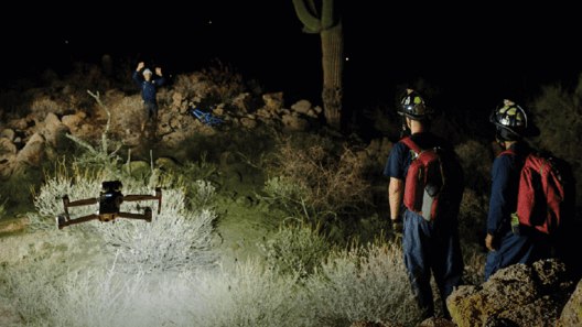 How drones help search and rescue missions in the desert