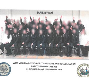 An entire class of West Virginia correctional officer cadets has been fired for participating in a Nazi salute in a class photo.