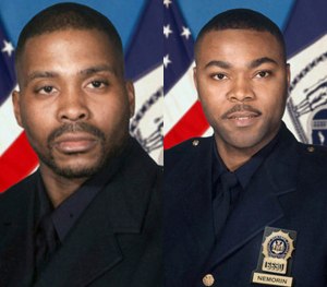 Detectives Rodney Andrews (left) and James Nemorin.