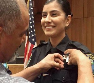 Rookie Officer Natalie Corona, who was killed while responding to a traffic crash