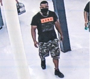 Police provided this picture of the suspect who allegedly hugged several Walmart customers, threatening to give them COVID-19.