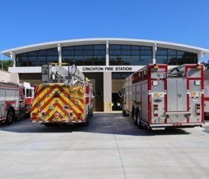 Mobile officials gathered Thursday morning in the Crichton area to cut the ribbon on the