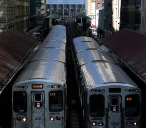 A spike in crime on Chicago's rail system and some recent high profile outbursts of violence has prompted the city's police department to put dozens more officers in trains and on platforms. (Photo/AP)