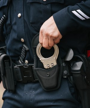 police gun belt setup
