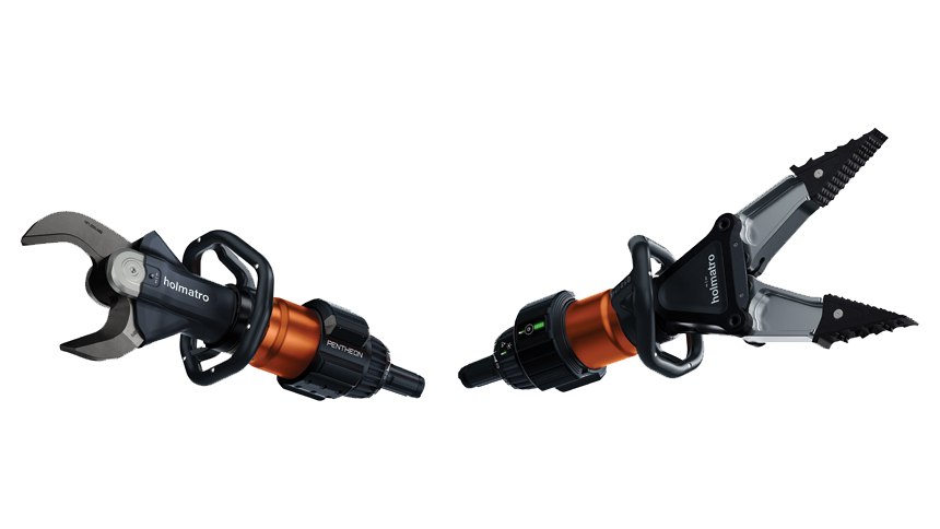 The Pentheon Model PCU50 Cutter and the Pentheon Model PSP40 spreader.