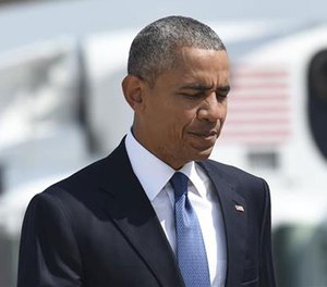 President Barack Obama heads to Air Force One at Andrews Air Force Base in Md., Tuesday, July 12, 2016.