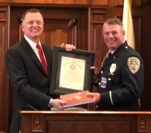 School resource officer Mark Dallas has been recognized nationally for stopping a shooter intent on causing harm at Dixon High in Illinois.