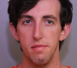 Daniel Murphy, 23, a paramedic at Polk County Fire Rescue, is accused of domestic violence and taking drugs, IV lines, needles and other supplies from work.