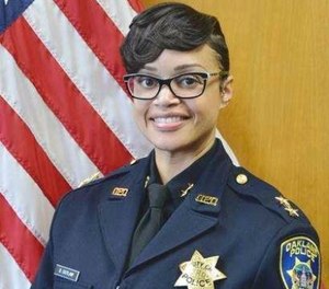Danielle Outlaw, a 19-year veteran of the Oakland Police Department who started as a police explorer when she was in high school, will serve as Portland's next chief. (Photo/Portland Mayor)