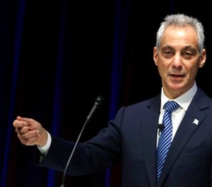 In this Thursday, Dec. 3, 2015, file photo Chicago Mayor Rahm Emanuel speaks in Chicago. (AP Photo/M. Spencer Green File)