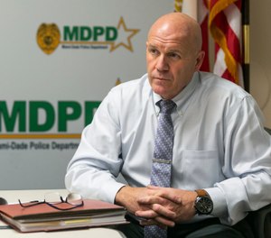 Miami Dade homicide detective David Denmark helped spearhead an investigation of multiple murders by serial killer Samuel Little in Miami-Dade County. (Photo/AP)