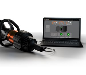 Holmatro's battery diagnostic program analyzes the health of Pentheon Series batteries.
