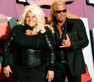 In this June 4, 2014 file photo, Beth Chapman, left, and Duane Chapman arrive at the CMT Music Awards at Bridgestone Arena, in Nashville, Tenn. (Photo by Wade Payne/Invision/AP, File)