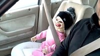 Creepy Halloween doll in carpool didn't trick Wash. cop