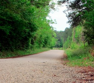 section of Huff Creek Road in Jasper, Texas, where James Byrd Jr., who was black, was dragged to death by three white men in what is considered one of the most gruesome hate crime murders in recent Texas history. (AP Photo/Juan Lozano)