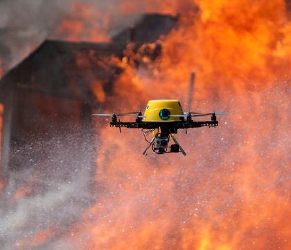 use of drones in firefighting