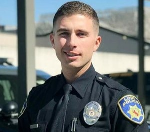 Former Lodi, Calif. police officer Jordan Duncan alleges he has been fired for refusing to enforce the state's stay-at-home order. (Photo/GoFundMe)