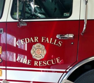 A dispatched truck with confined-space equipment was redirected, showing up 30 minutes after the first call, while a ladder truck also dispatched never came after Cedar Falls Fire Rescue was made aware of the incident. (Photo/Cedar Falls Firefighter's Local #1366 Facebook)