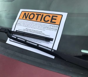 Kentucky troopers placed notices on the vehicles of parishioners attending an in-person Easter service at Maryville Baptist Church.