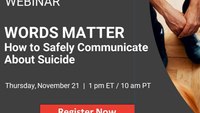 Words Matter: How to safely communicate about suicide