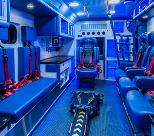 A customized CCT ambulance for Duke Life Flight by Braun Ambulances. (Photo/Braun Ambulances)