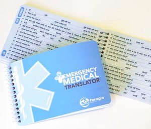 A paramedic compiled a new tool to communicate with patients who don’t speak English. (Photo/Indiegogo)