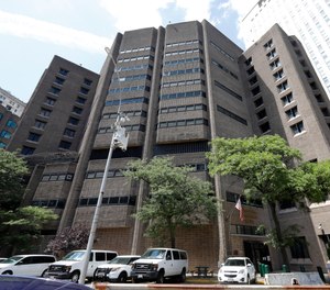 This July 1, 2019 photo shows the Manhattan Correctional Center, in New York.