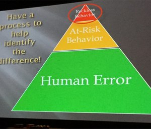 Every agency needs a process to differentiate human error, at-risk behavior and reckless behavior.