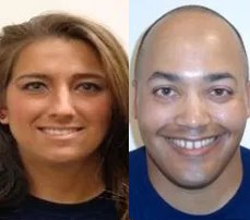 Escambia County EMTs Courtney Kocon (left) and Andre Thompson rescued a missing girl last week after recognizing her from a missing persons announcement. (Photo/Escambia County EMS)