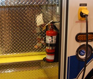 Quick access to the portable fire extinguisher on your apparatus will be crucial in avoiding a catastrophic loss.