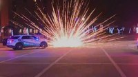 Videos: Crowds attack, throw fireworks at Chicago PD squad cars