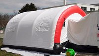 NY fire department buys cooling tent for first responders
