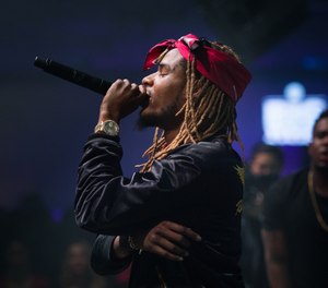Rapper Fetty Wap performs in concert at Pier 36 on Saturday, Dec. 26, 2015, in New York.