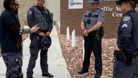 Metal band guitarist, police advocate visits Nev. Highway Patrol after trooper’s death