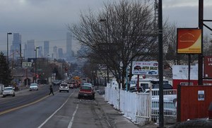 Some of the highest coronavirus hospitalization rates in Denver are in neighborhoods near Valverde, a community that was once redlined. Image: RJ Sangosti/Denver Post via Getty Images