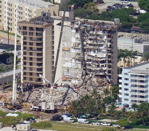 The cause of the late-night collapse is still unknown.