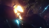 Watch: Officers dodge exploding ammo while pulling man from burning car