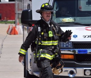 What do we do when we know we’re going to be on scene for eight to 12 hours? Know your limitations and be on the lookout for signs of fatigue in other responders so that everyone goes home at the end of the incident. (photo/John M. Buckman III)