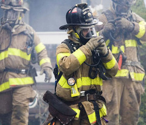 An independent study is being conducted on turnout gear after initial samples tested positive for fluorine.