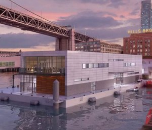 Construction for the new floating firehouse wouldn’t begin until 2019 with a goal of completion set for 2021.