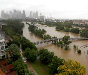 Hurricane Harvey brought record rainfall to southeast Texas in August 2017.