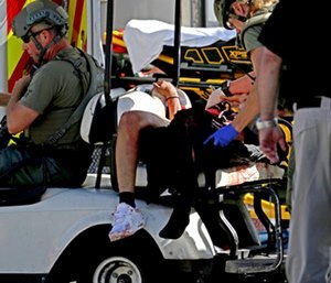 Fresh details emerged about another of the key blunders in the response to the Parkland massacre — miscommunication about video footage that led police to think the shooter was still in the three-story building when he wasn’t. (Photo/AP)
