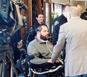 Ballwin Police Officer Michael Flamion was paralyzed after being shot in the neck during a traffic stop in July 2016. (Photo/FBI.gov)