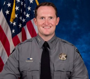 In this undated file photo provided on Monday, Feb. 5, 2018, by the El Paso County Sheriff's Office, Deputy Micah Flick is shown. (El Paso County Sheriff's Office via AP, File)