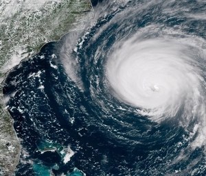 The International Association of Fire Chiefs reminded emergency responders to avoid self-dispatching to disaster locations as Hurricane Florence approaches the East Coast. (Photo/NPR.org)